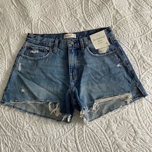 COPY - Abercrombie & Fitch Mid-Rise Boyfriend Shorts, Curve Love